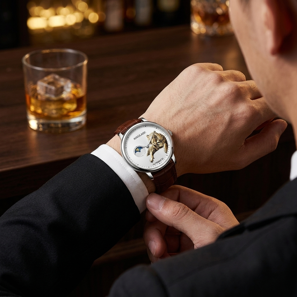 AOKULASIC AK516 - wrist shot lifestyle