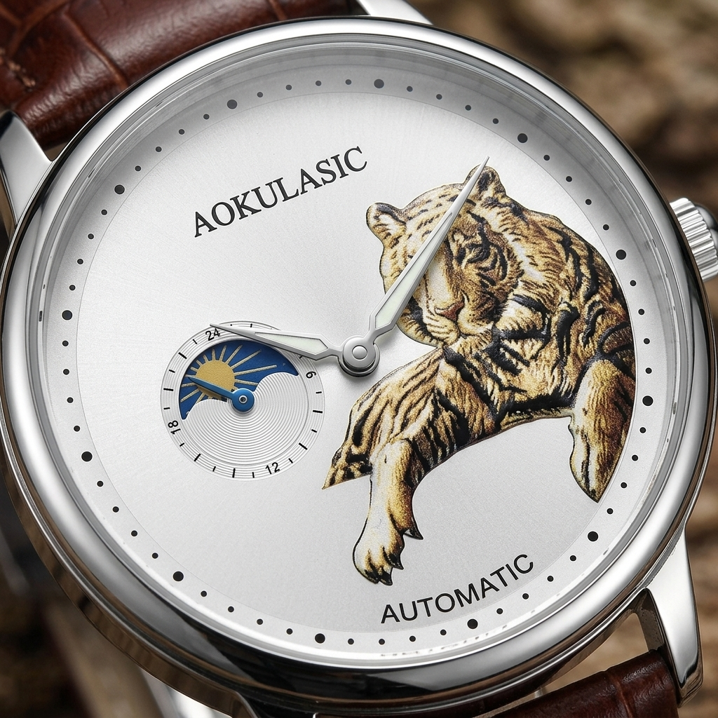 AOKULASIC AK516 - dial macro detail