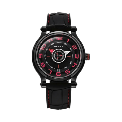 BERNY AM053VM - black red front view packshot