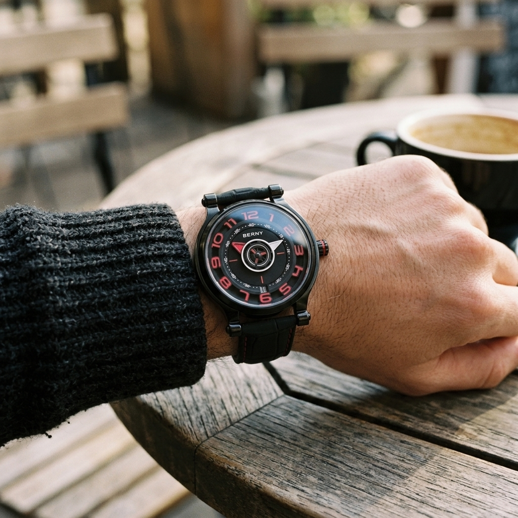 BERNY AM053VM - wrist shot lifestyle