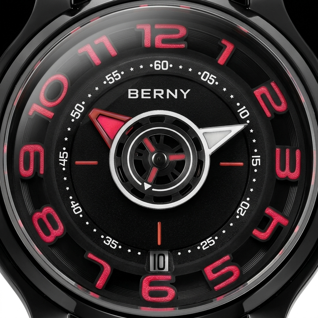 BERNY AM053VM - dial macro detail