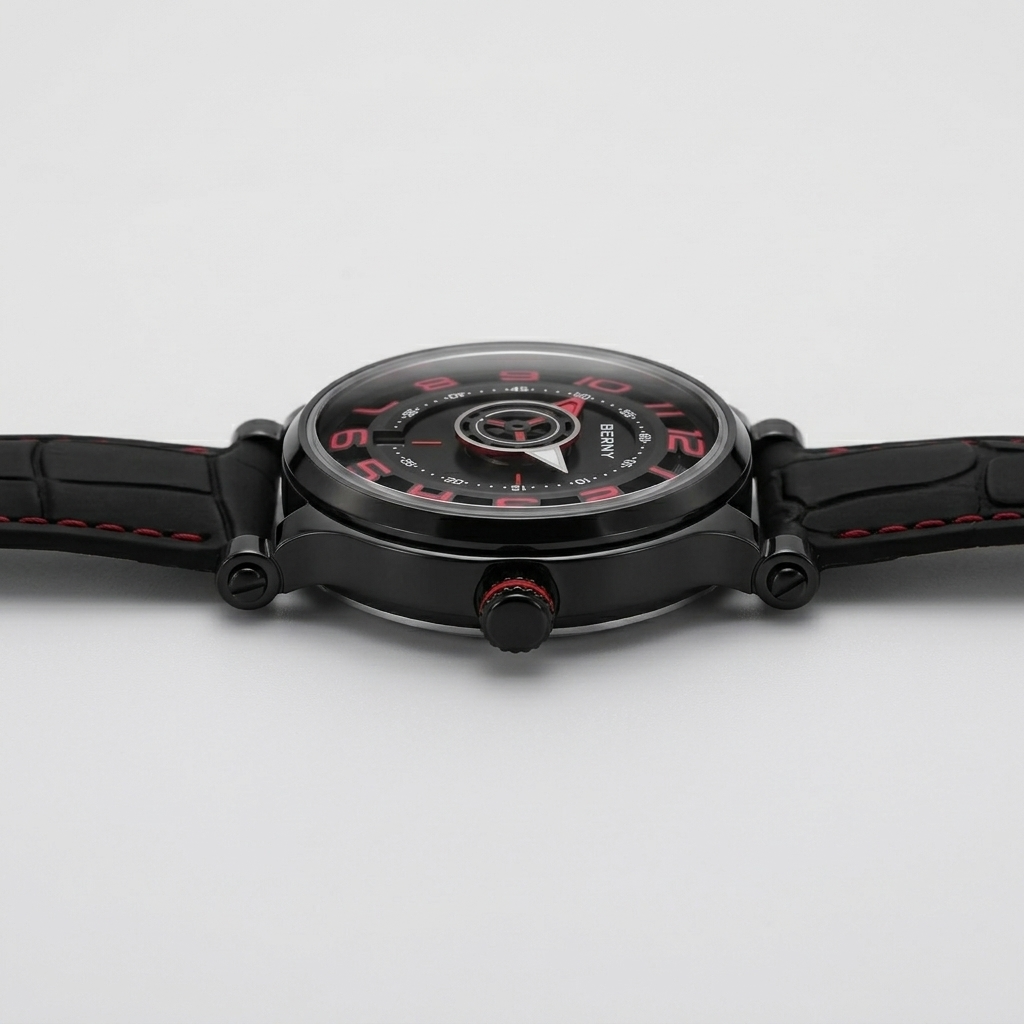 BERNY AM053VM - side profile case crown