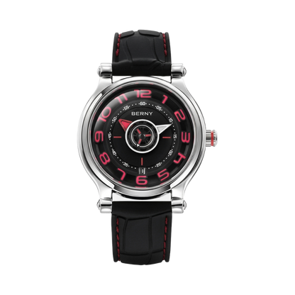 BERNY AM053VM - silver red front view packshot