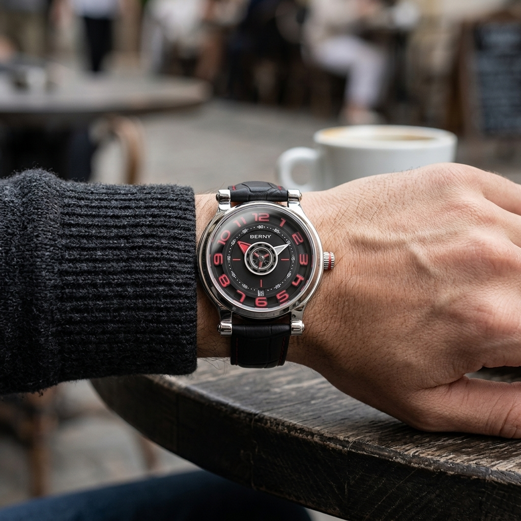 BERNY AM053VM - wrist shot lifestyle