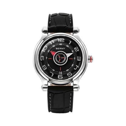 BERNY AM053VM - silver blue front view packshot