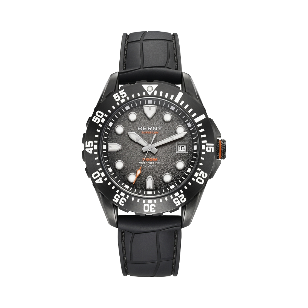 BERNY AM151M - grey dial front view packshot