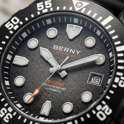 BERNY AM151M - dial macro detail