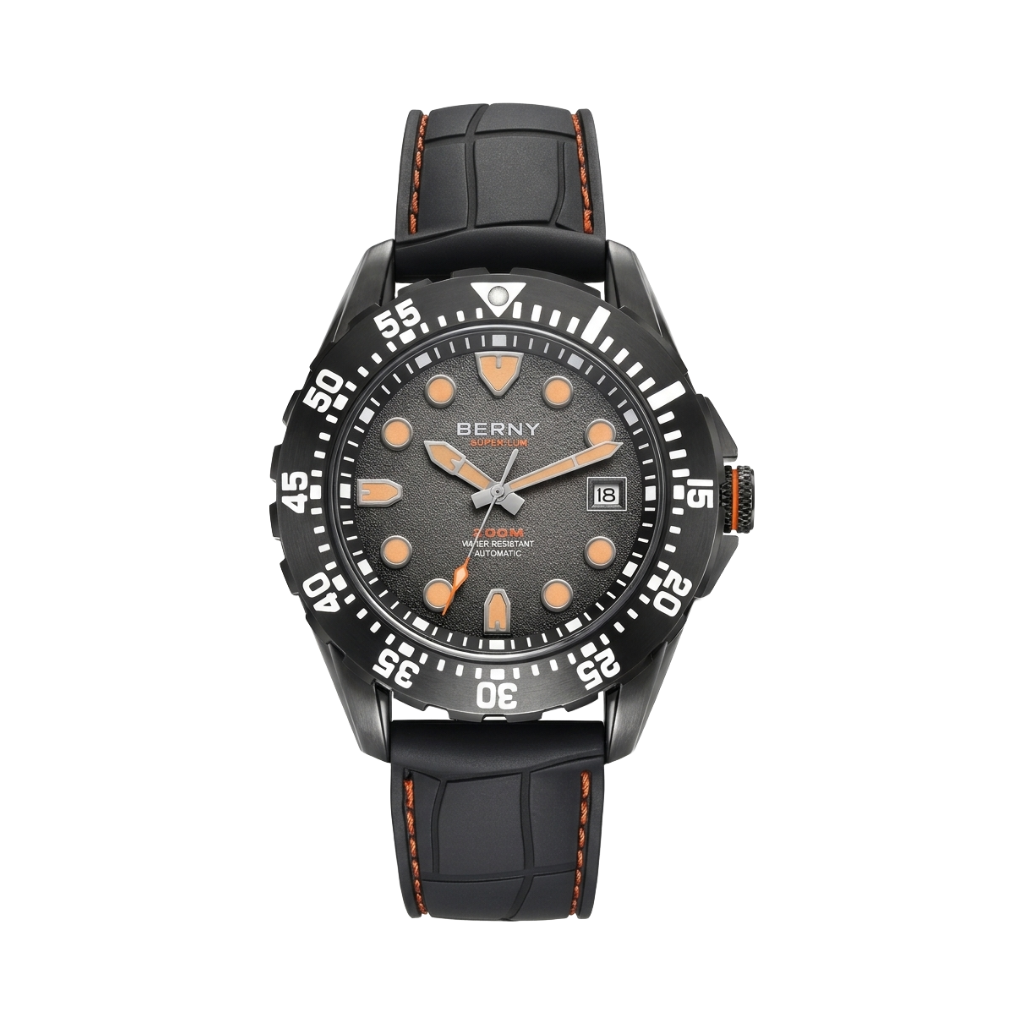 BERNY AM151M - bronze dial front view packshot