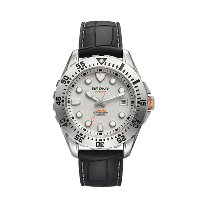 BERNY AM151M - white dial front view packshot