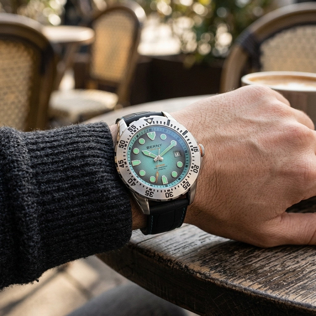 BERNY AM151M - wrist shot lifestyle
