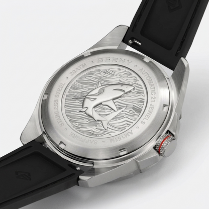 BERNY AM151M - caseback detail