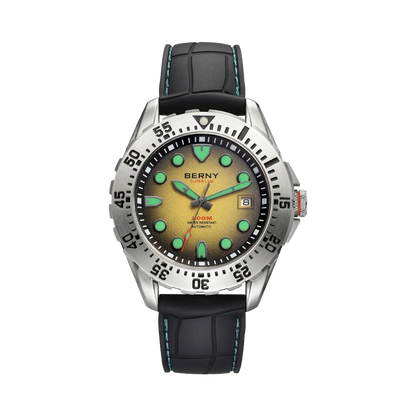 BERNY AM151M - yellow dial front view packshot