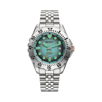 BERNY AM151M - mint dial front view packshot