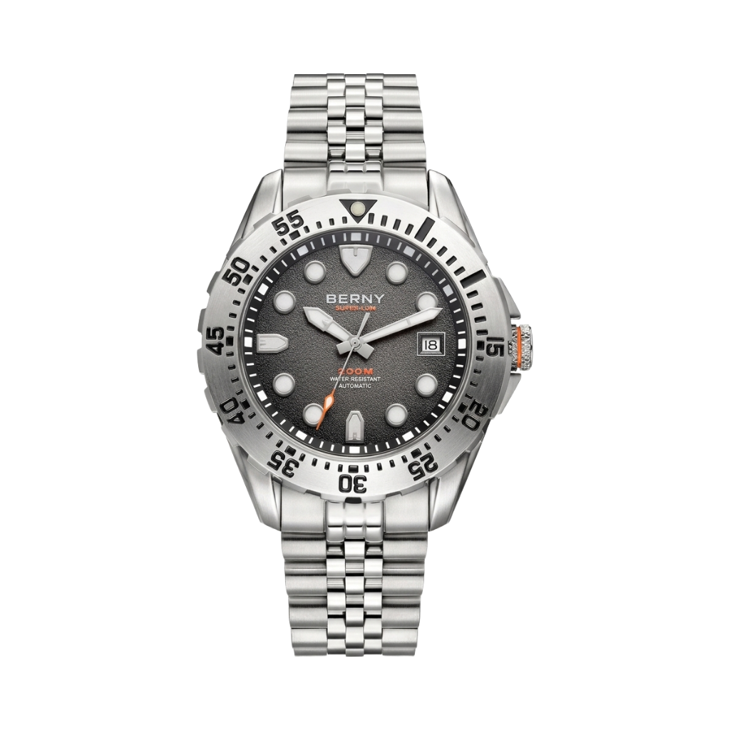 BERNY AM151M - grey dial front view packshot