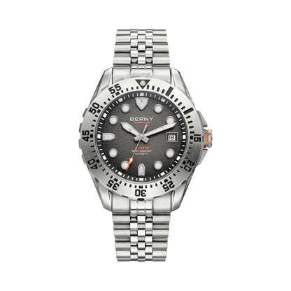 BERNY AM151M - grey dial front view packshot