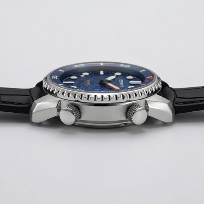 BERNY AM155M - side profile case crown