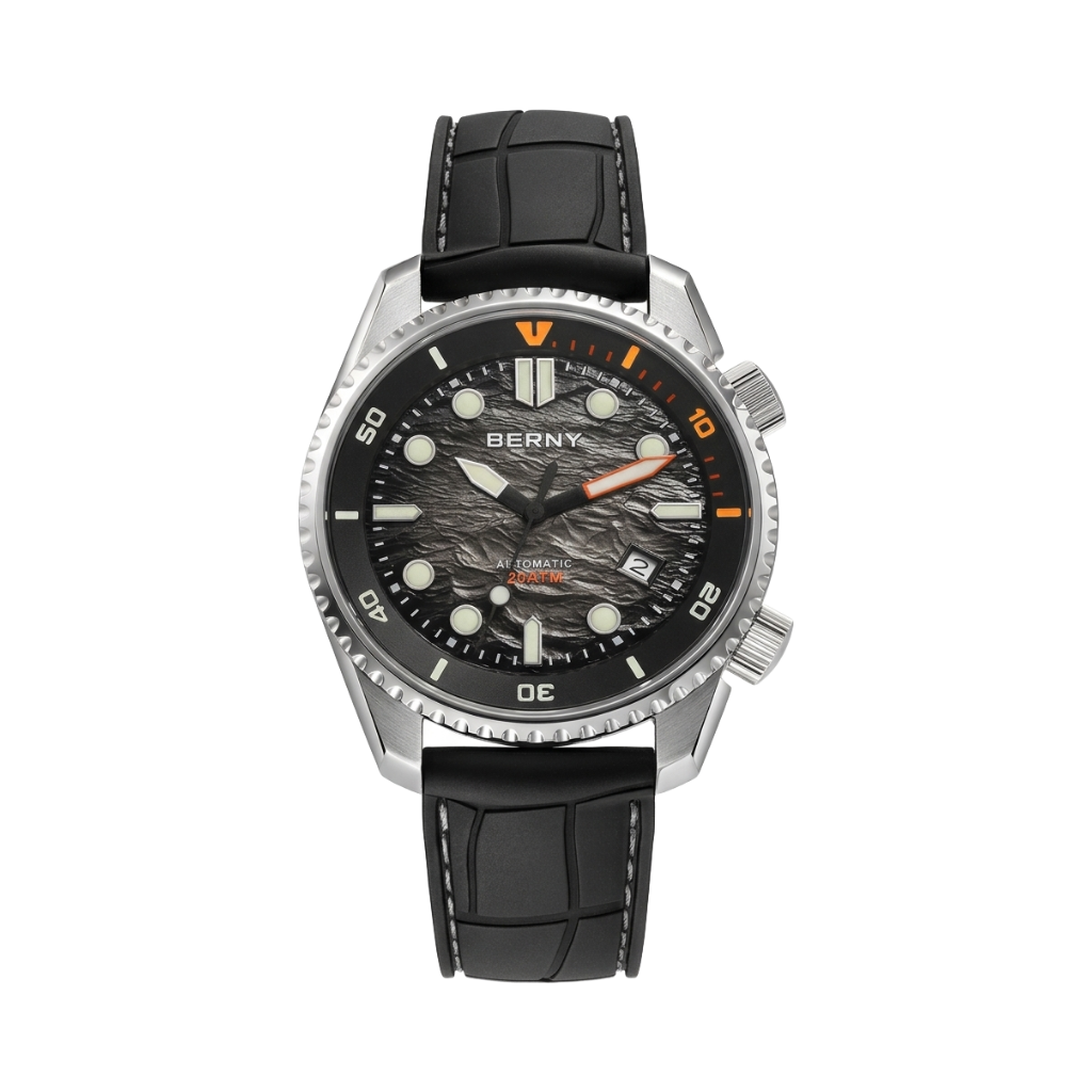 BERNY AM155M - grey dial front view packshot