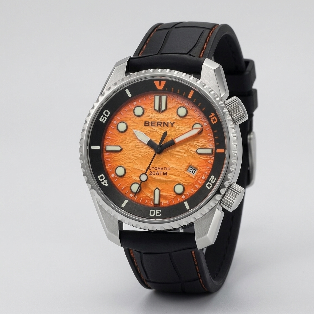 BERNY AM155M - three-quarter case view