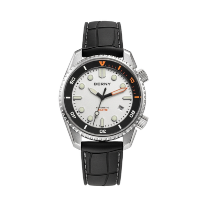 BERNY AM155M - white dial front view packshot