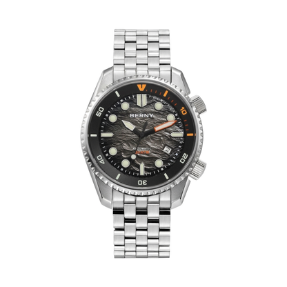 BERNY AM155M - grey dial front view packshot