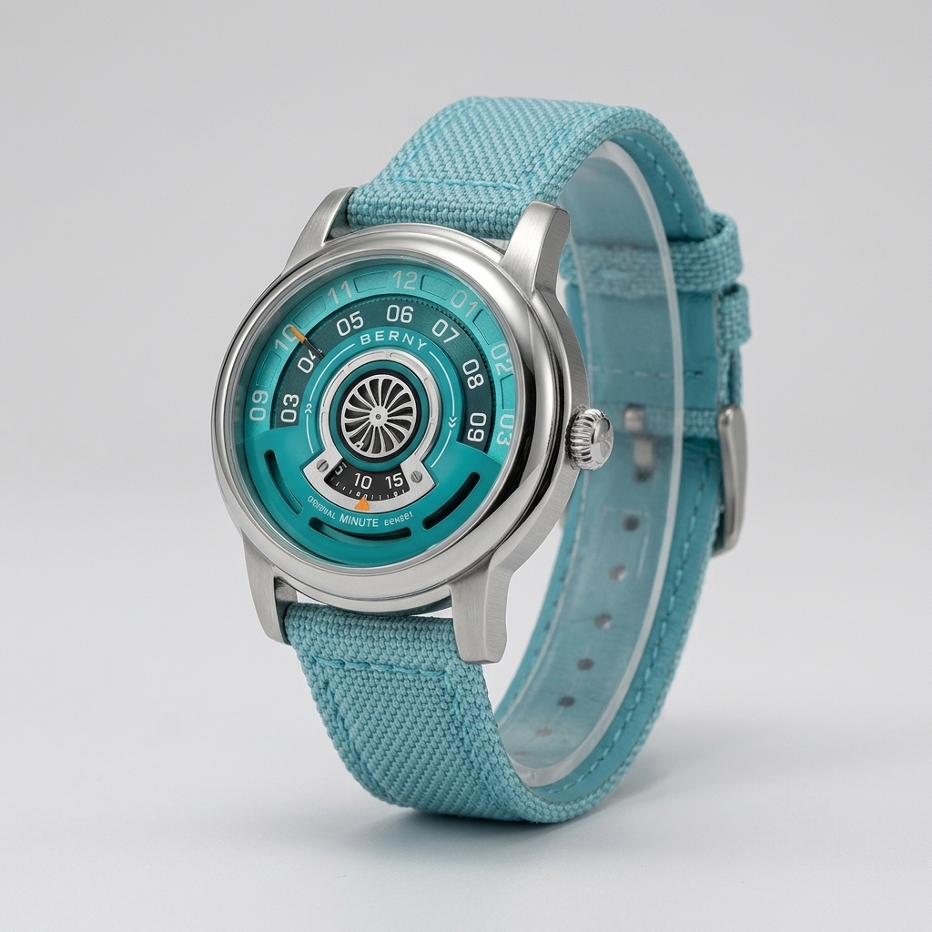 BERNY AM160L - three-quarter case view