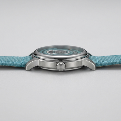 BERNY AM160L - side profile case crown