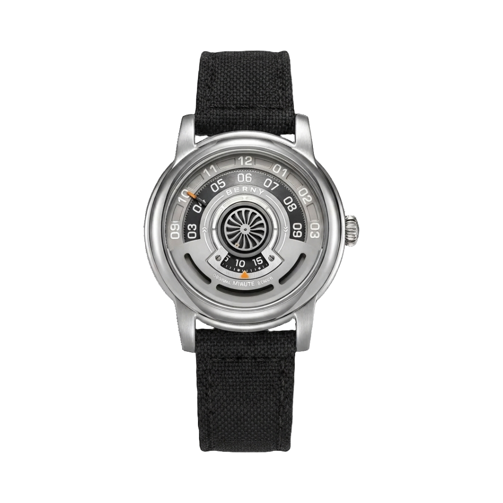 BERNY AM160L - black front view packshot