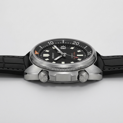BERNY AM1970M - side profile case crown