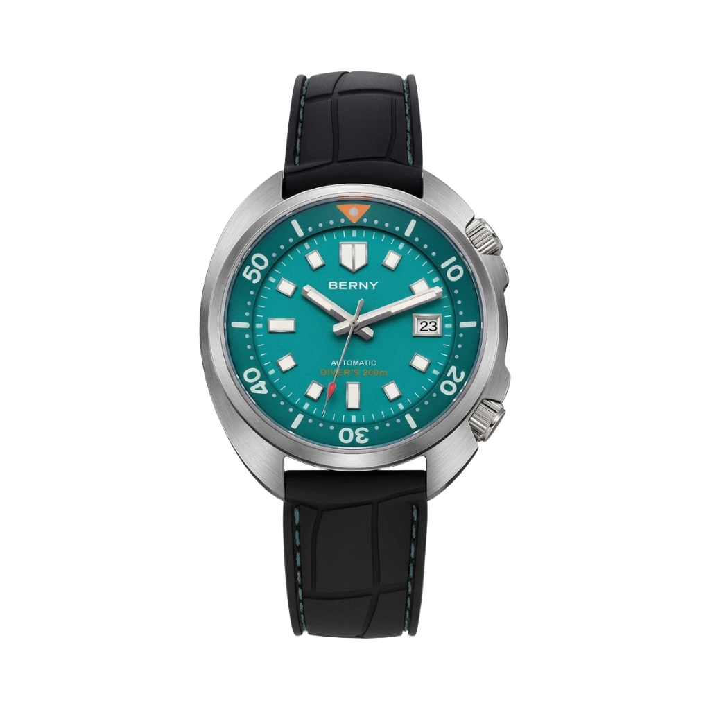 BERNY AM1970M - mint dial front view packshot