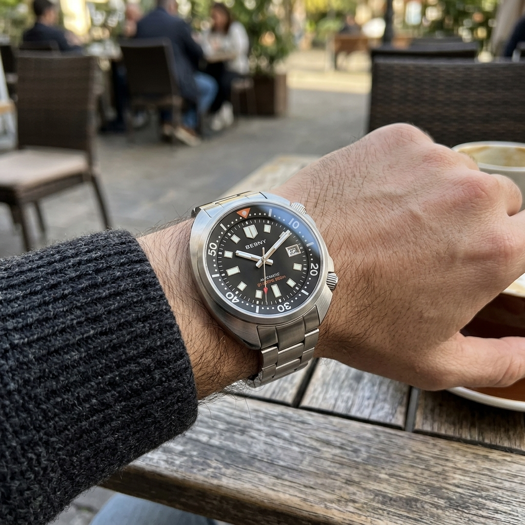 BERNY AM1970M - wrist shot lifestyle