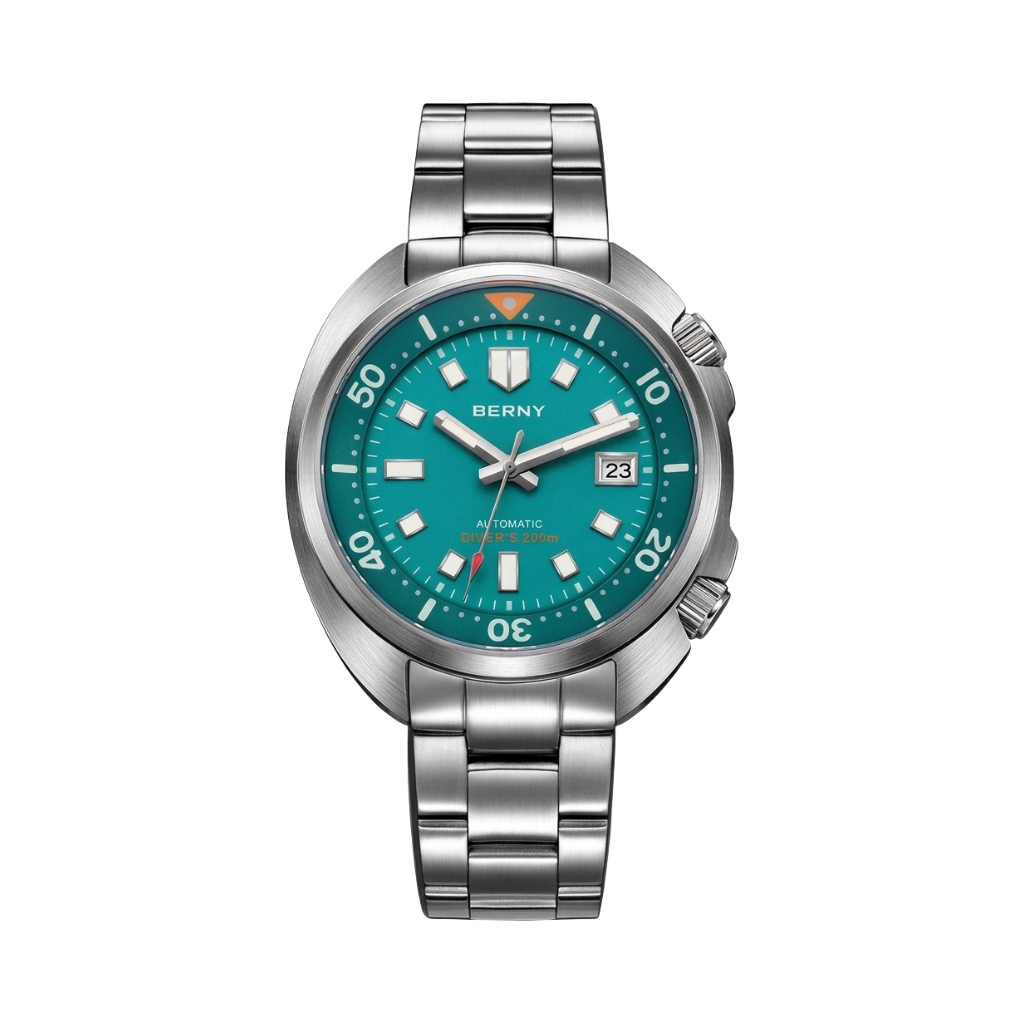 BERNY AM1970M - mint dial front view packshot