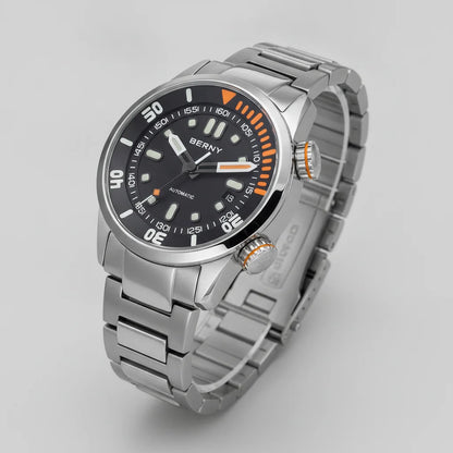 BERNY AM339M - isometric view steel bracelet