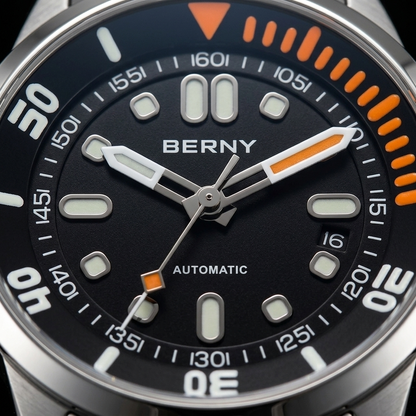 BERNY AM339M - dial macro detail