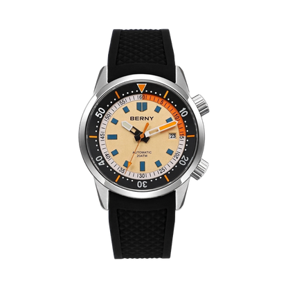 BERNY AM439M - cream dial front view packshot