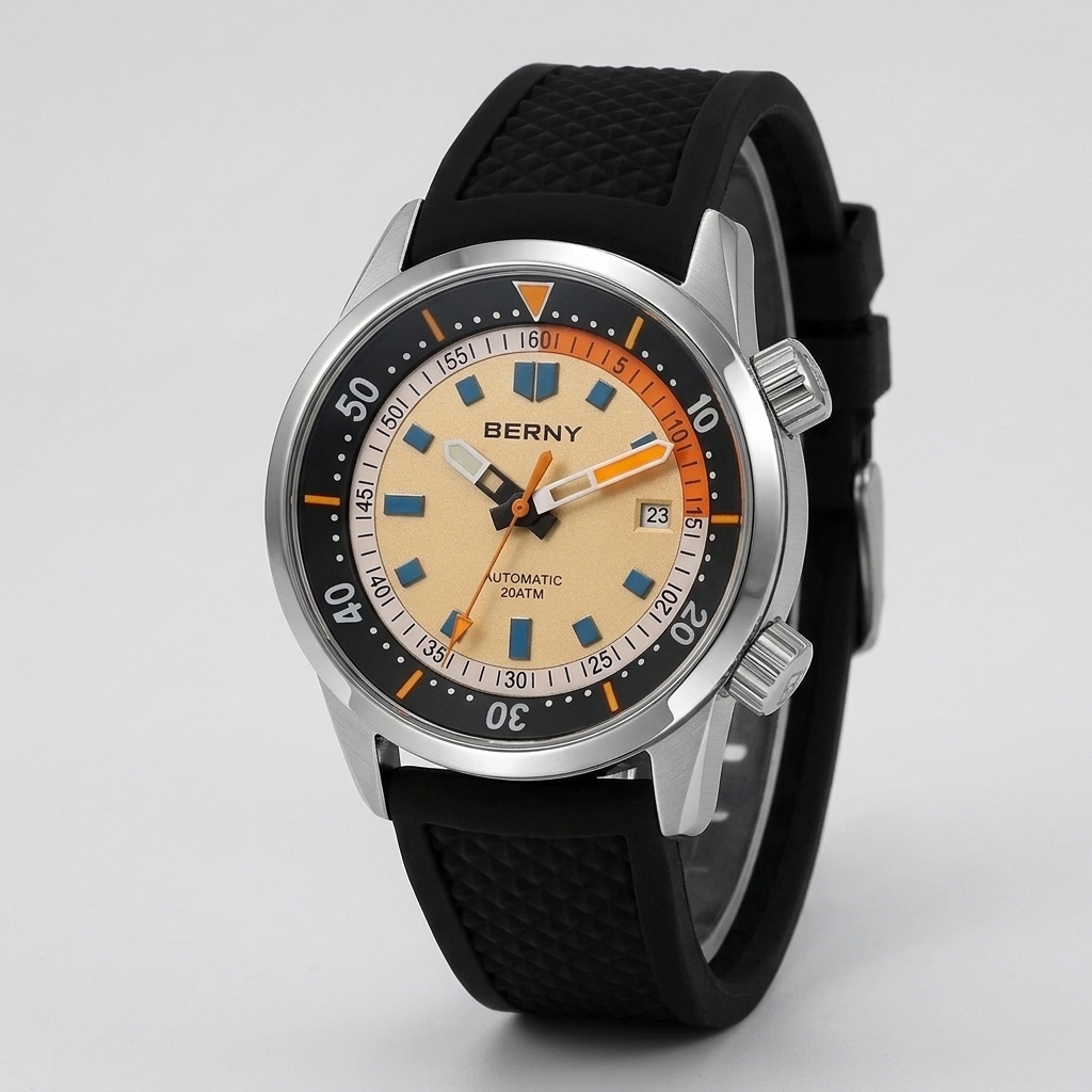 BERNY AM439M - three-quarter case view