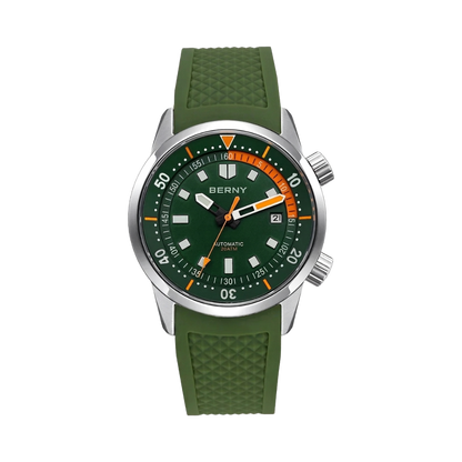 BERNY AM439M - green dial front view packshot