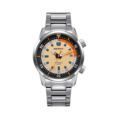 BERNY AM439M - cream dial front view packshot