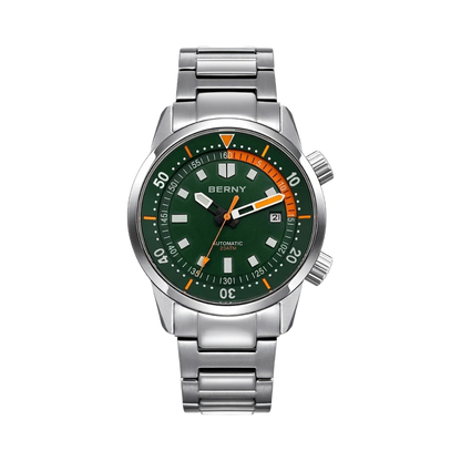 BERNY AM439M - green dial front view packshot