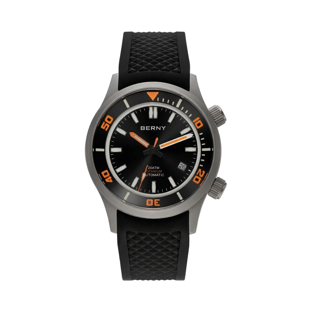 BERNY AMT149M - black dial front view packshot