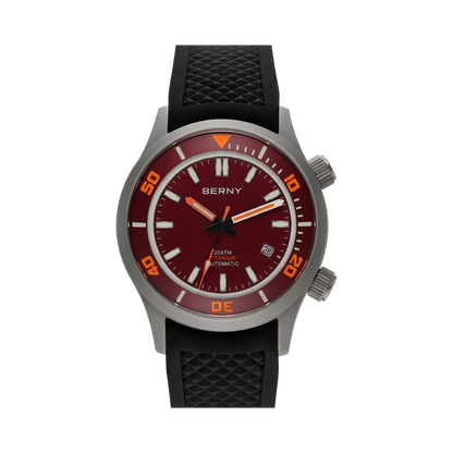 BERNY AMT149M - red dial front view packshot