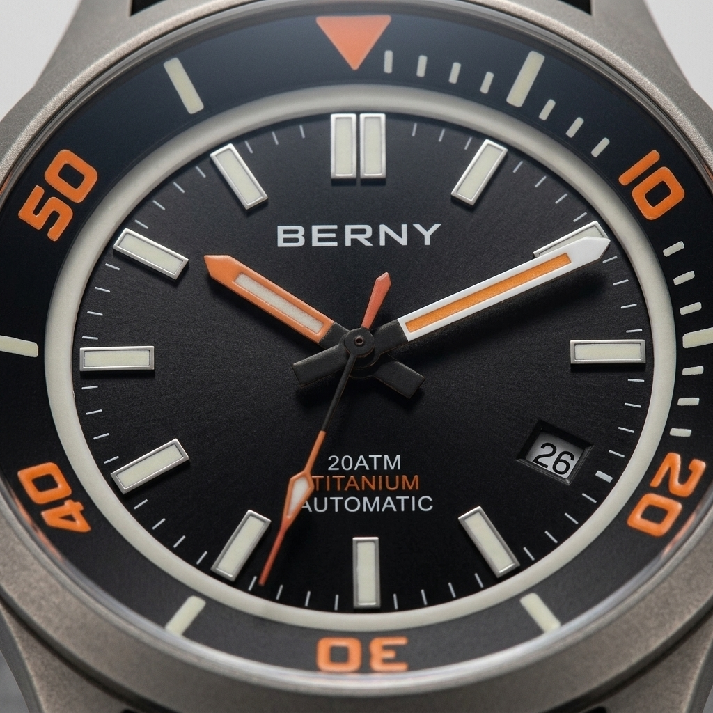 BERNY AMT149M - dial macro detail