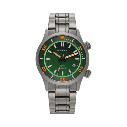 BERNY AMT149M - green dial front view packshot