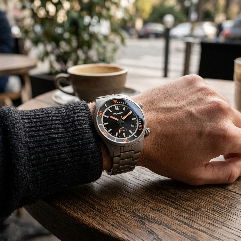 BERNY AMT149M - wrist shot lifestyle