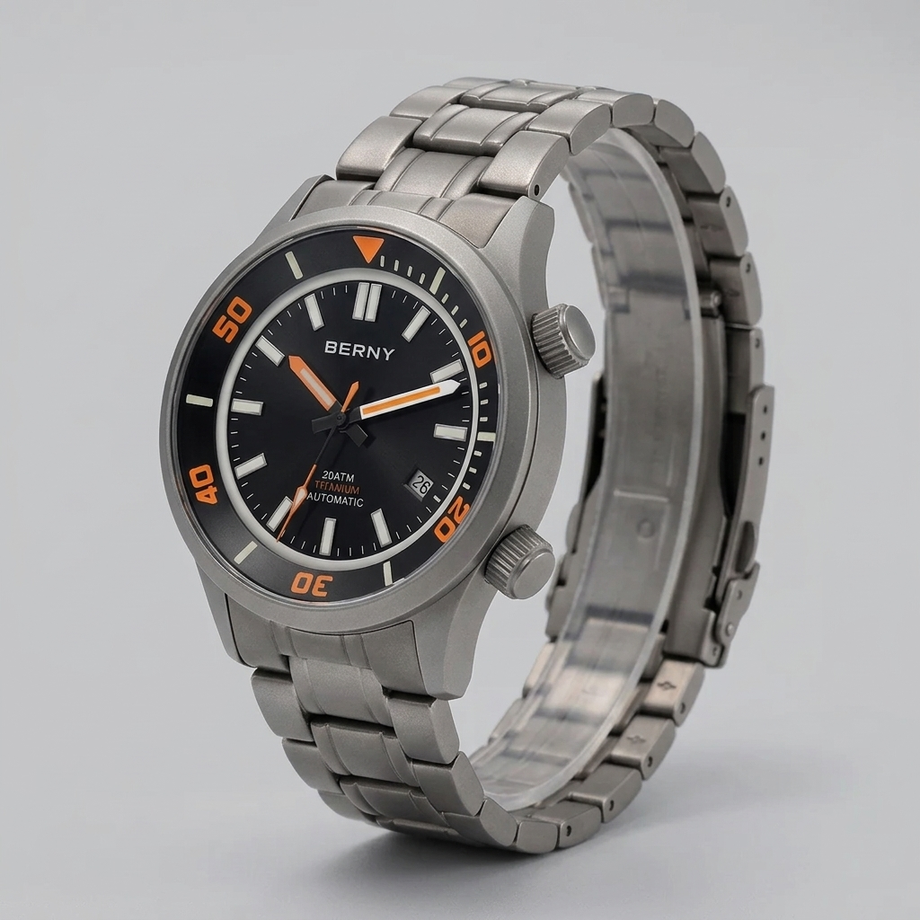BERNY AMT149M - three-quarter case view