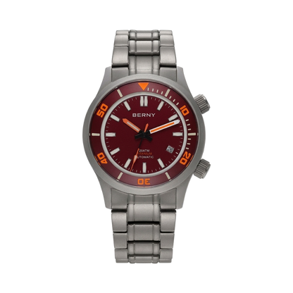 BERNY AMT149M - red dial front view packshot