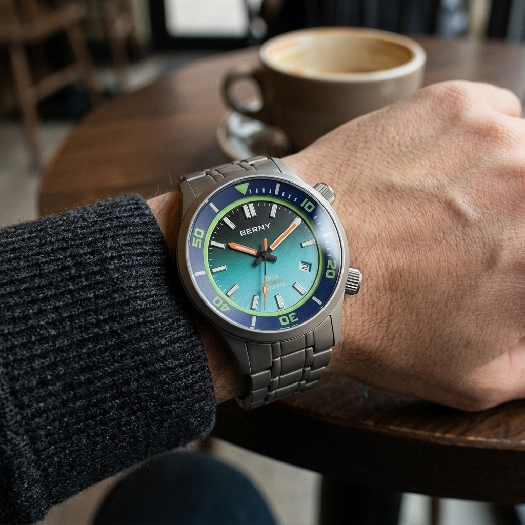 BERNY AMT149M - wrist shot lifestyle