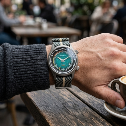BERNY AMT159M - wrist shot lifestyle