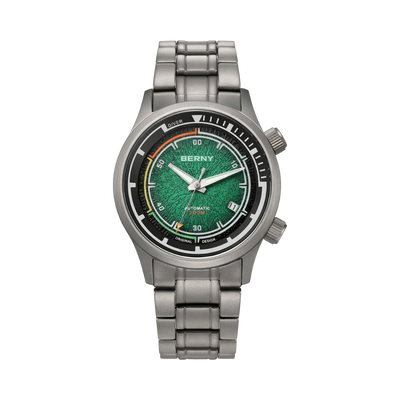 BERNY AMT159M - green dial front view packshot