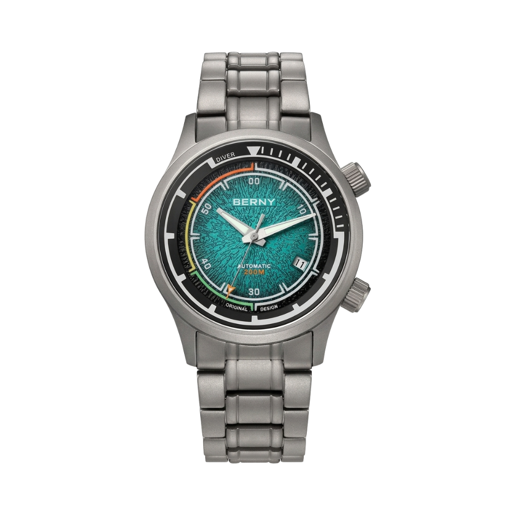 BERNY AMT159M - mint dial front view packshot