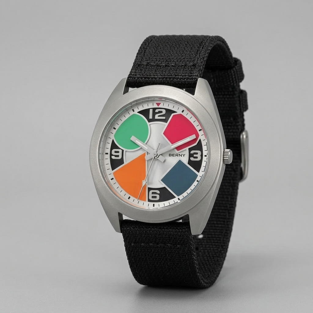 BERNY T2570M - three-quarter case view